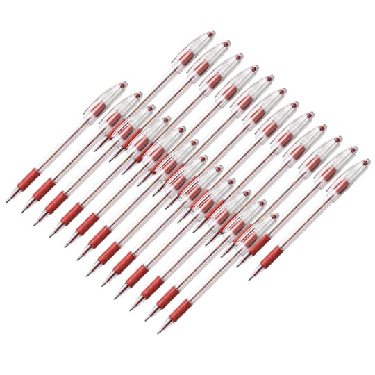 Pentel® R.S.V.P.® Medium Point Ballpoint 24 Pen Set in Red | Michaels®